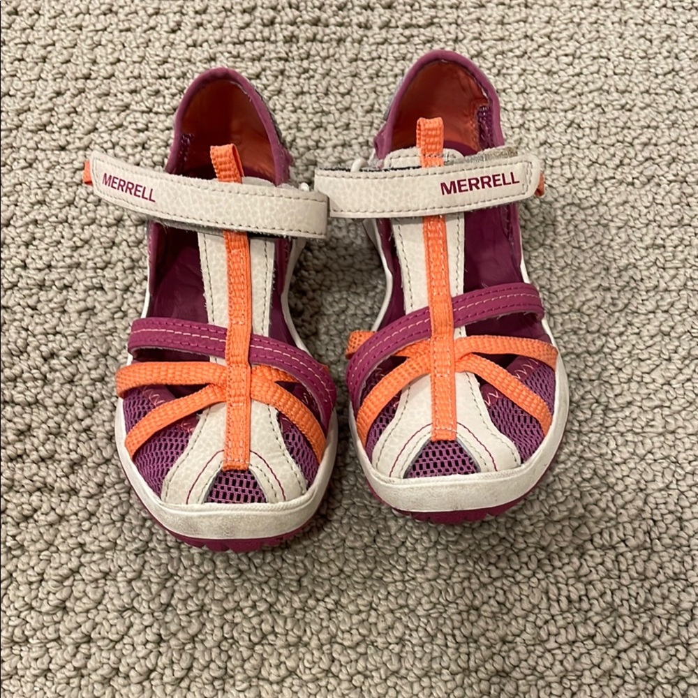 Merrell Orange and Purple Sandals for Casual Comfort